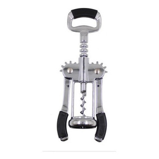 Abridor De Garrafa Vinho Saca Rolha Inox Uso Domestico Em Metal