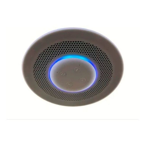 Suporte de Teto Compatível com Alexa Echo Dot 3ª Geração – Embutir em Gesso – Fácil Instalação e Acesso aos Comandos – Design Moderno – Cor Branca