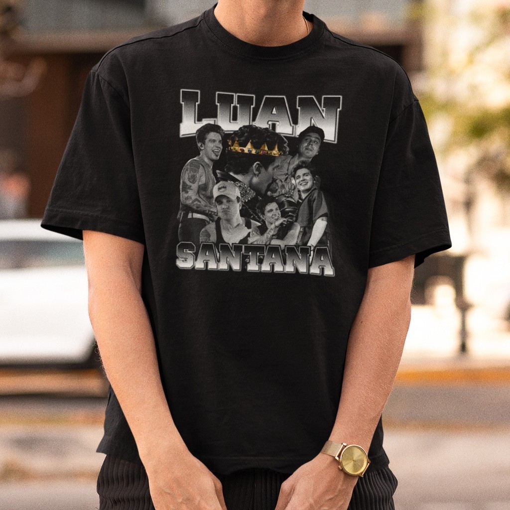 Camiseta Luan Santana Deja Vu Vintage Meteoro Cantor Album