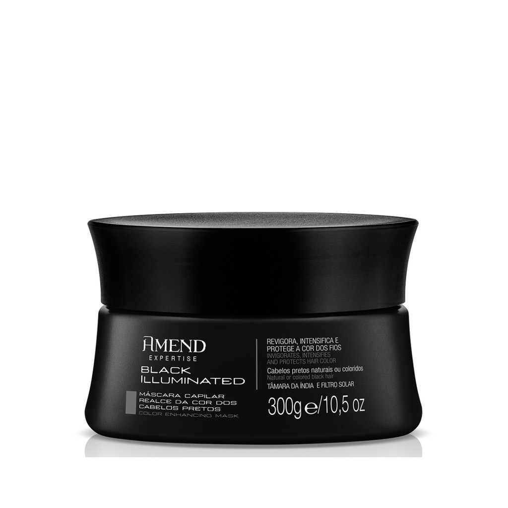 Máscara Amend Expertise Realce da Cor Black  300g em Oferta na Shopee