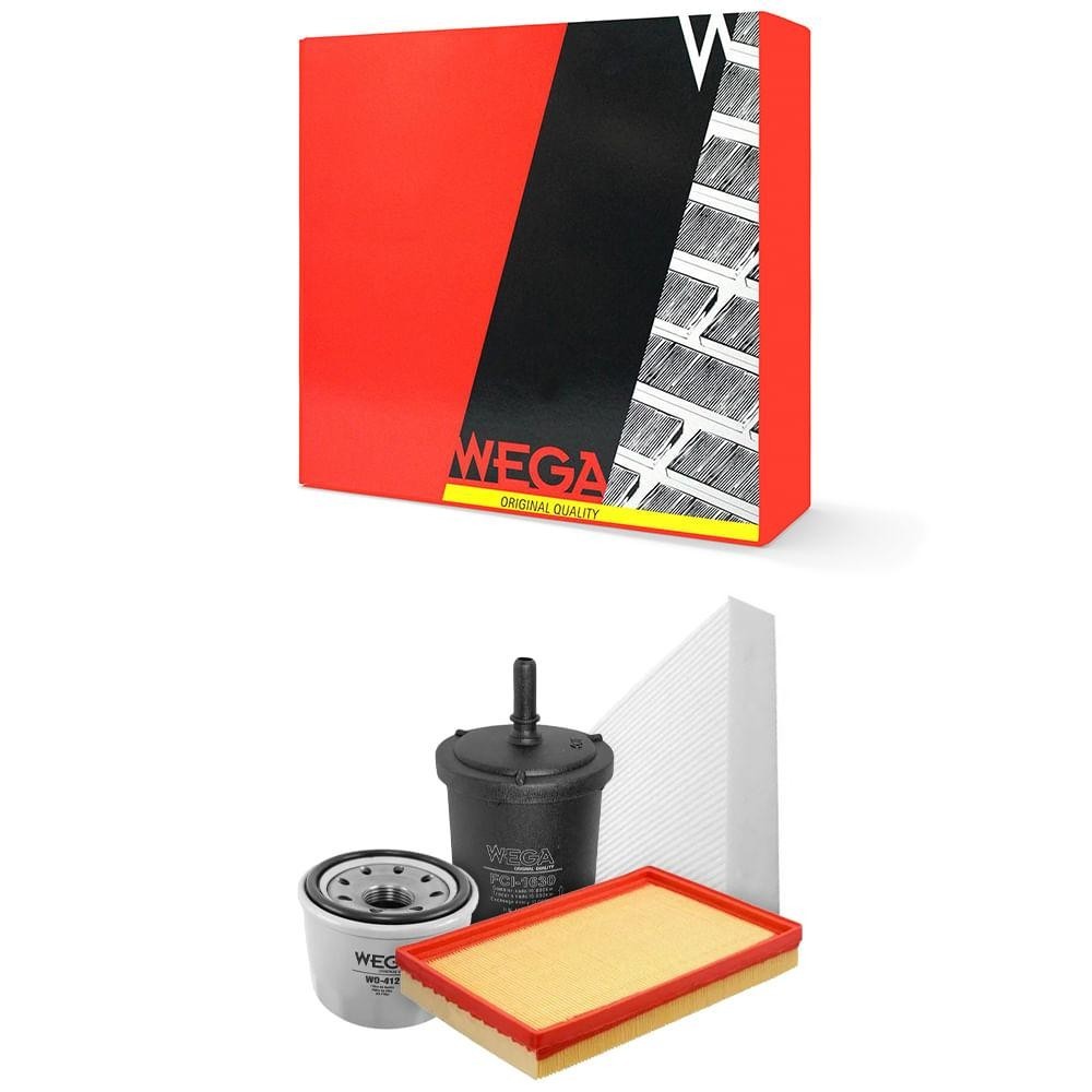 Kit Troca de Filtros Kwid 1.0 12V 2017 a 2024 Flex Wega - Spare Parts and Accessories for Vehicles