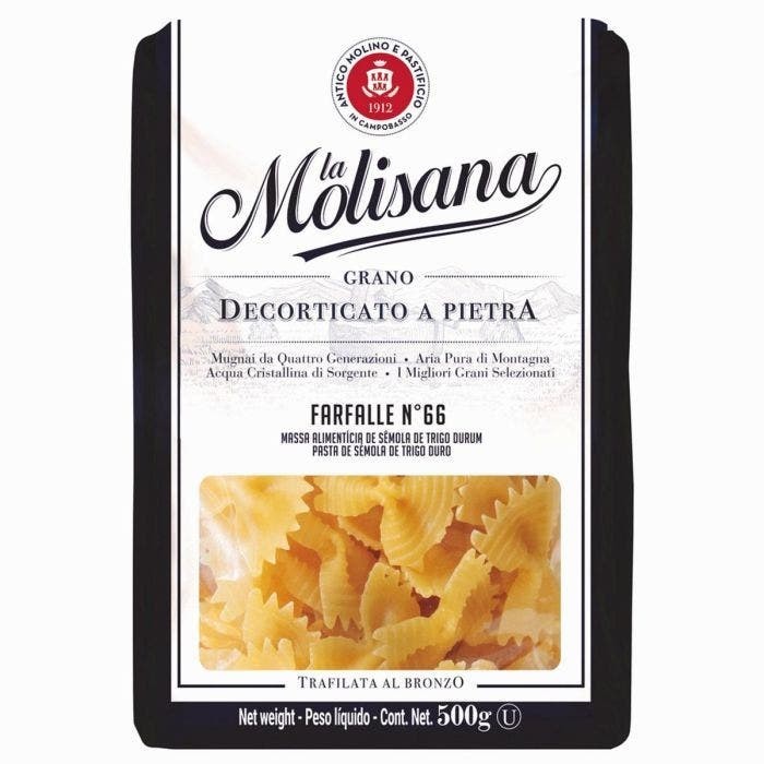 MACARRÃO LA MOLISANA 66 FARFALLE RIGATE  500G em Oferta na Shopee