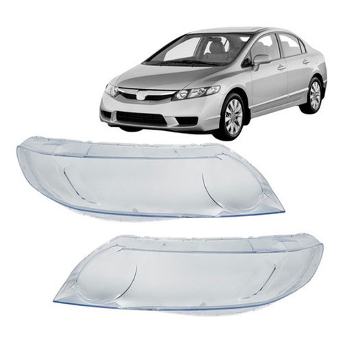 LENTE FAROL DIANTEIRO CIVIC 2006 A 2011 MODELO NACIONAL LADO ESQUERDO OU DIREITO em Oferta na Shopee
