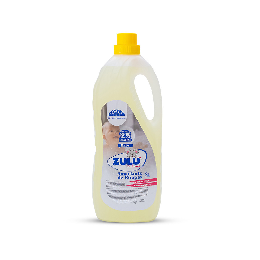 Amaciante de Roupas Zulu Perfumes + Coala Baby 2L - Home & Living