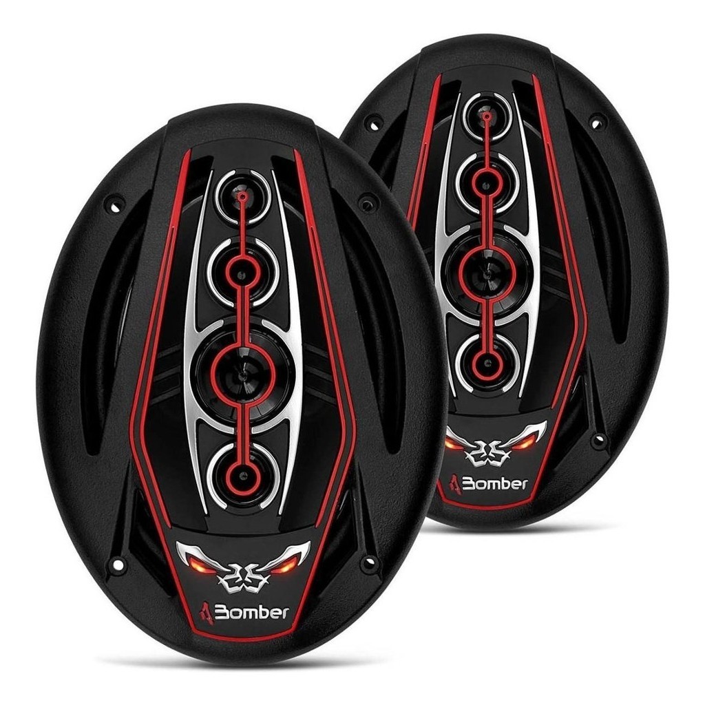 Par de Alto Falantes 6x9  Bomber Pentaxial Bicho Papão - 350 Watts RMS em Oferta na Shopee
