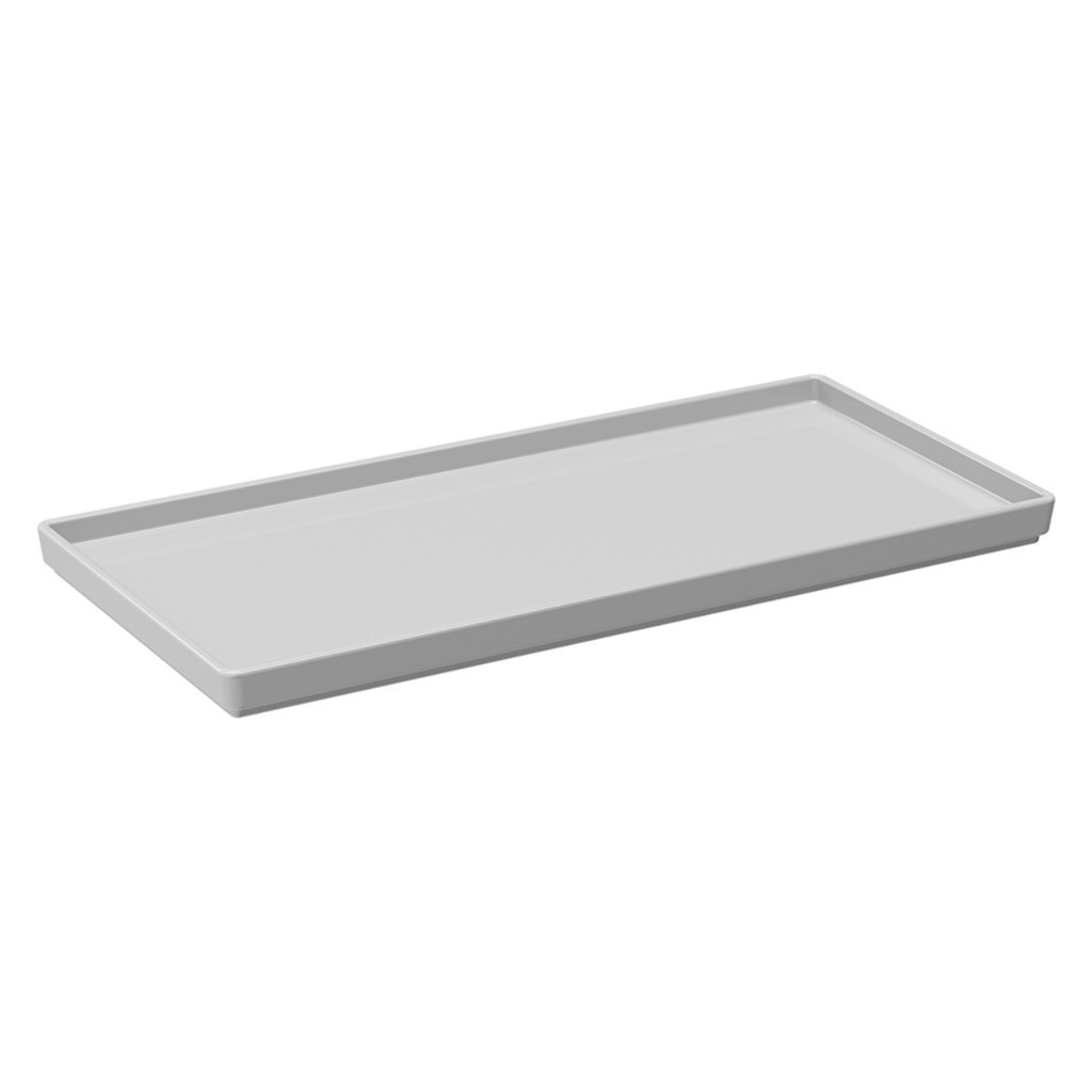 Bandeja para Banheiro Coza New Square Cinza Frio - Home & Living