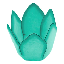 Forminha Para Doces Finos - Monaco - Verde Água Antigo - 50 unidades - Decora Doces - Rizzo