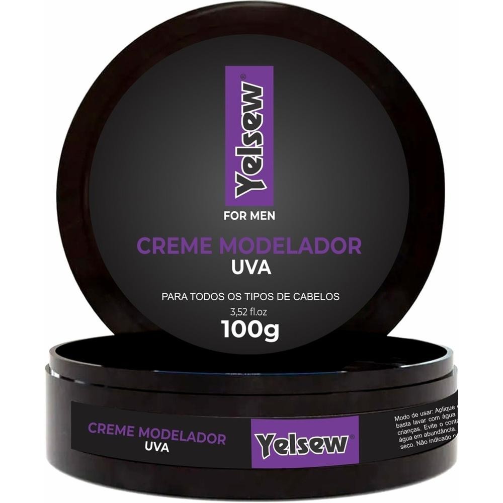 Pomada Creme Modelador Uva Yelsew 100G