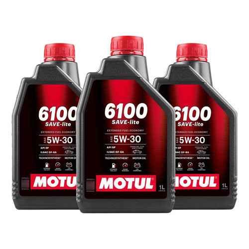 KIT MOTUL 6100 SAVE-LITE 5W-30 3 LITROS em Oferta na Shopee