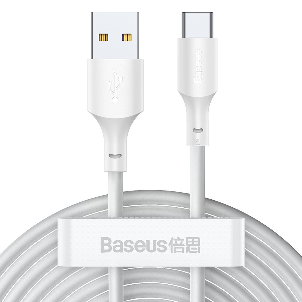 Baseus Kit 2 Cabos USB P/ Tipo-c Simple Wisdom 5a  1.5m para Samsung Android Xiaomi em Oferta na Shopee