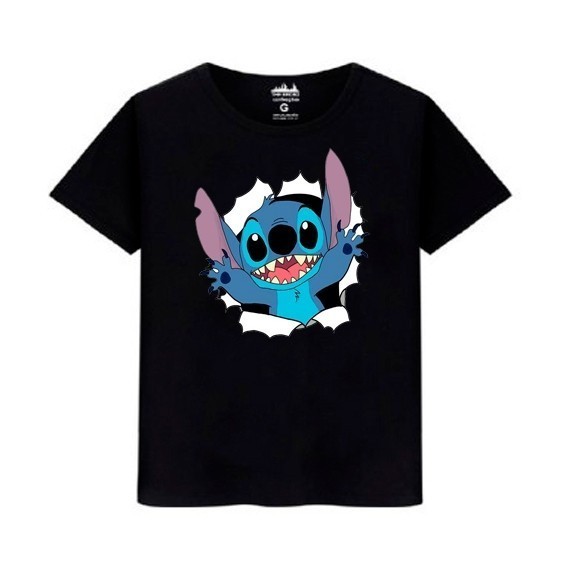Camiseta Masculina CAMISETA INFANTIL E ADULTA DO STITCH ESTAMPADA 100% ALGODÃO CAMISA Style T-shirt   Exclusiva