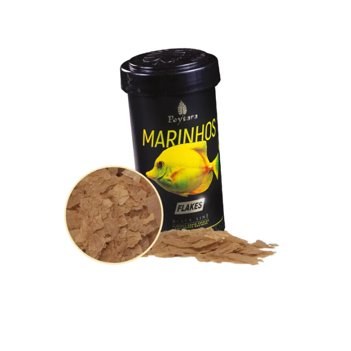 RAÇÃO MARINHOS FLAKE BLACK LINE 30G