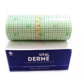 Curativo Filme Transparente Vital Derme 15cm X 10 Metros em Oferta na Shopee