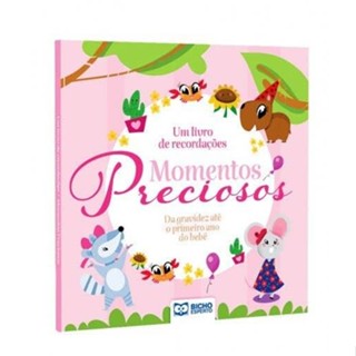 Momentos Preciosos: Álbum do Bebê Menina em Oferta na Shopee