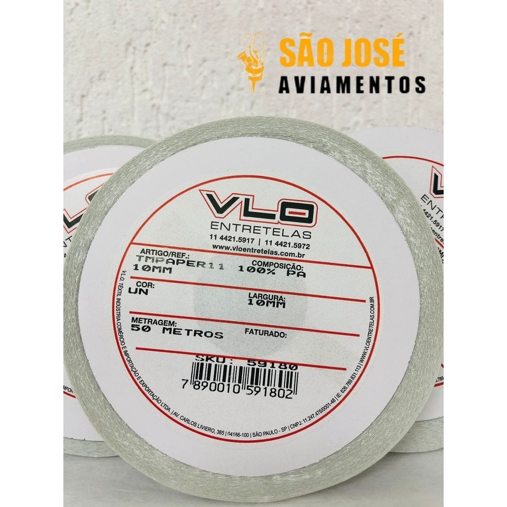 Fita Bainha 50 metros Barra Mágica Instantânea sem costura com 1cm de largura em Oferta na Shopee