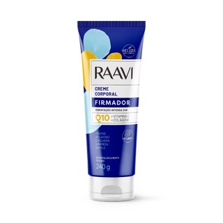 Creme Hidratante Corporal Q10 Vitamina C Colágeno Raavi 240g em Oferta na Shopee