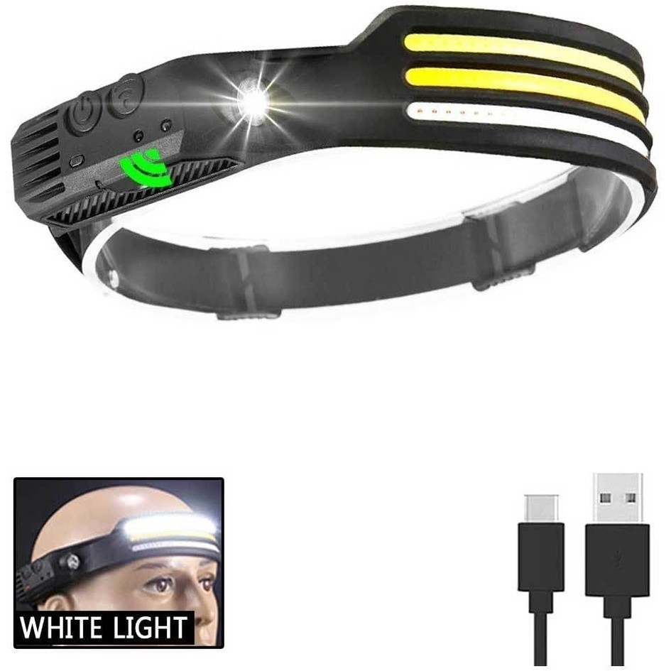 Imagem Compartilhar: LANTERNA DE CABEÇA PROVA D'AGUA RECARREGÁVEL ACAMPAMENTO CAMINHADA PESCA CICLISMO E CORRIDA