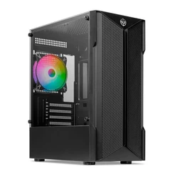 Gabinete Gamer TGT Skylancer V2, Mid-Tower, Lateral De Vidro, Com 1 Fan, Preto, TGT-SKLV2-BK-1F