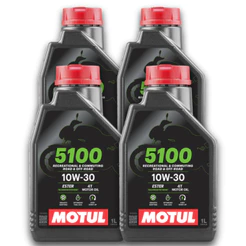 KIT MOTUL 5100 10W-30 4 LITROS