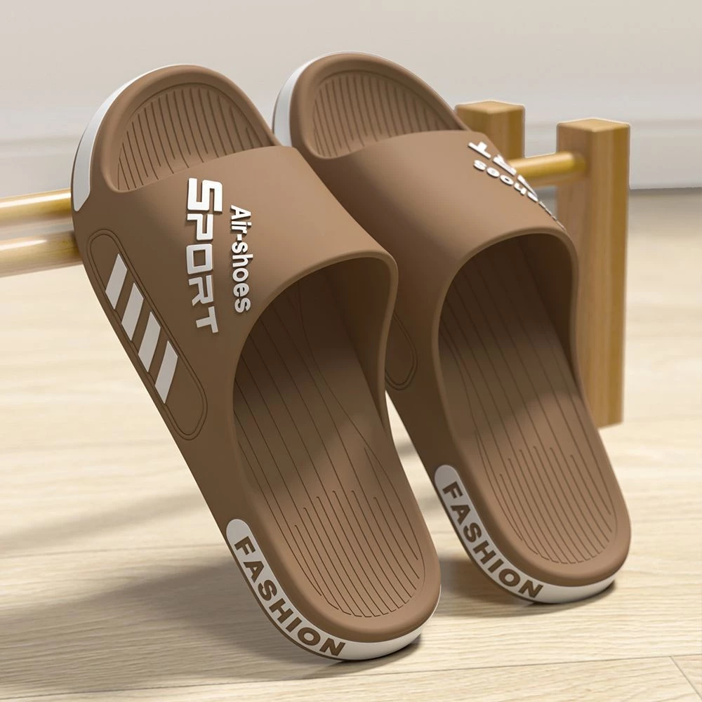 Chinelos masculinos verão 2025 novo estilo interior casa banho antiderrapante tamanho grande sandálias esportivas de sol