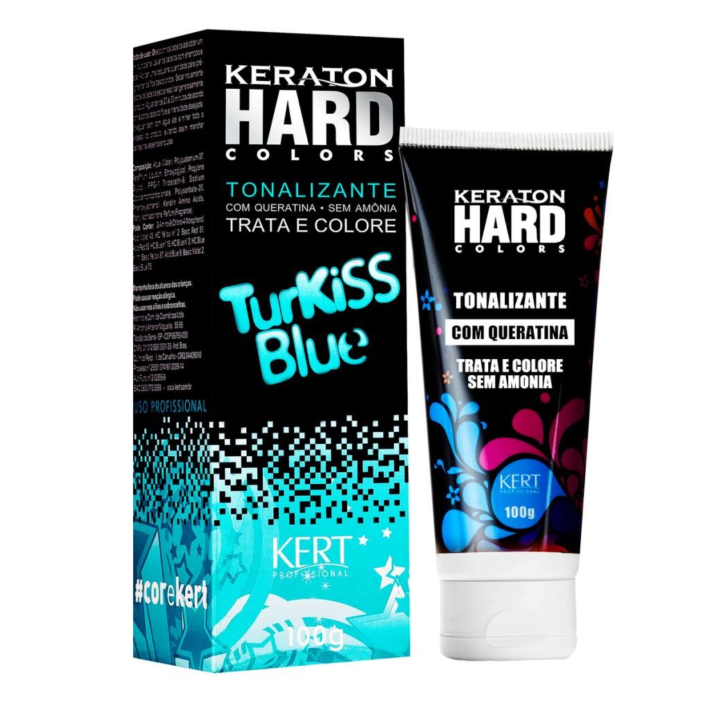 Tonalizante Keraton Hard Colors Turkiss Blue Kert 100g
