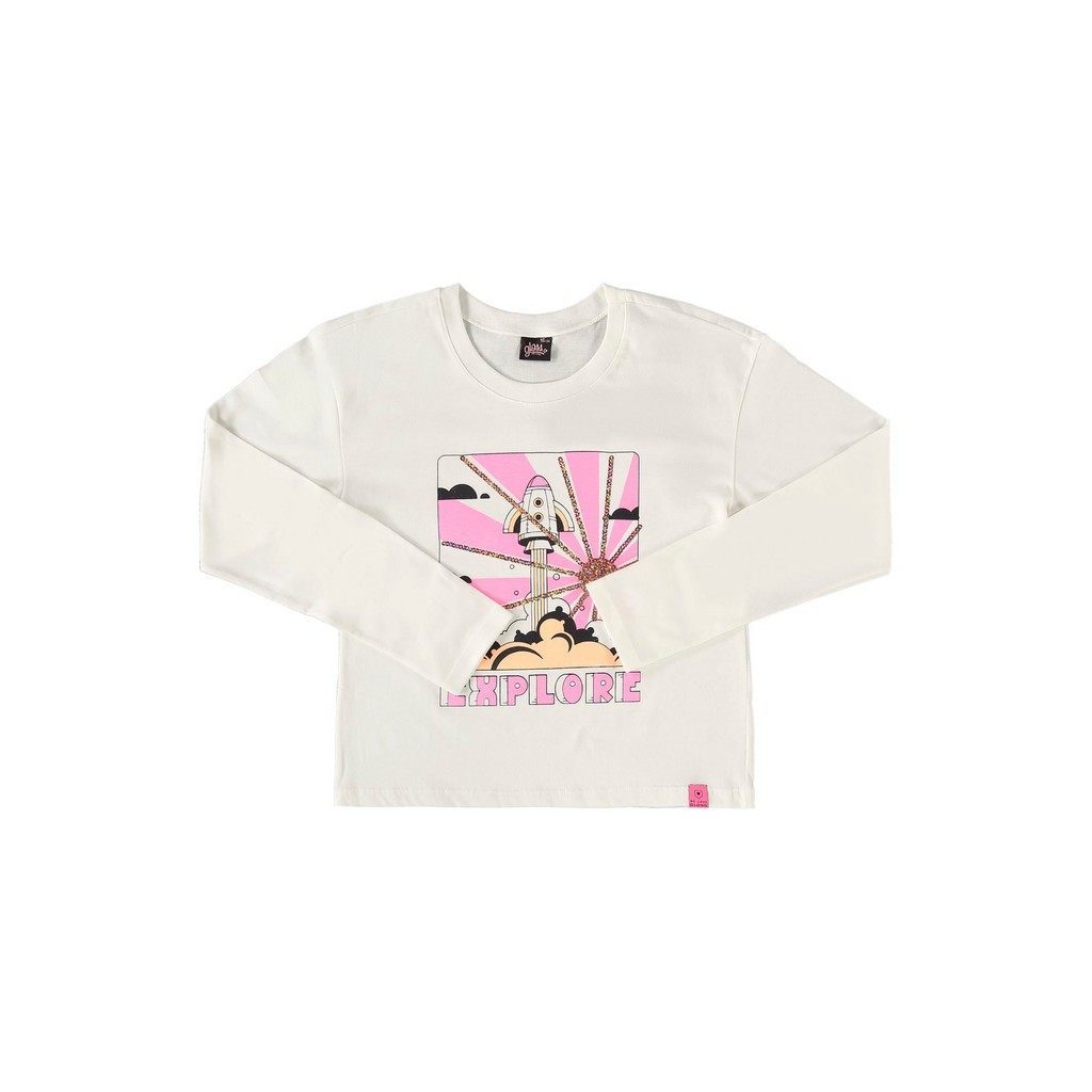 Blusa em Meia Malha Juvenil Gloss em Oferta na Shopee