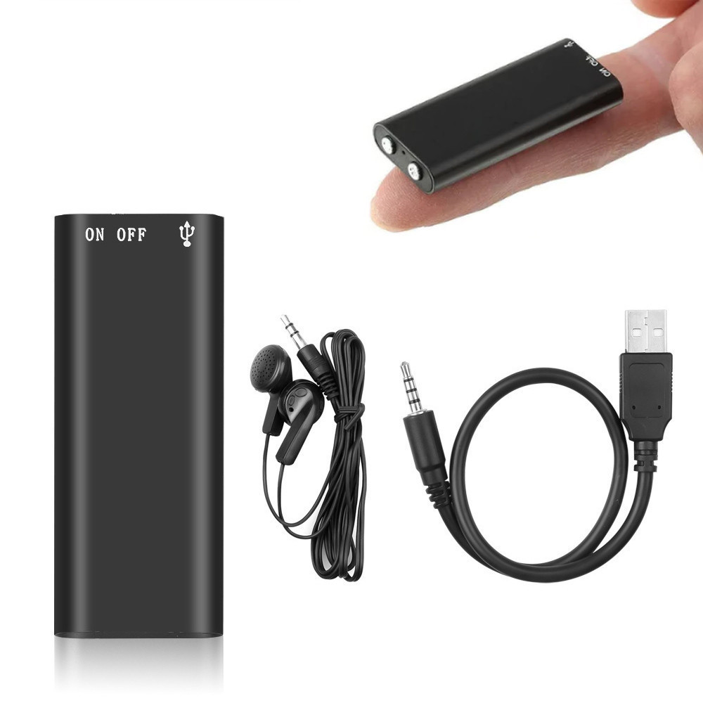 Mini Gravador De Áudio HD Gravador De Voz Digital Pode Gravar 96h 8G em Oferta na Shopee