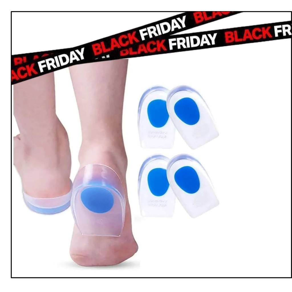 Palmilha Calcanheira Ortopédica Calcanhar Esporão Silicone - Pronta Entrega em Oferta na Shopee