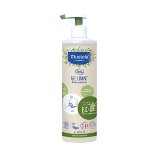 Gel Lavante Mustela BIO Orgânico Corpo e Cabelo Sem Perfume 400ml em Oferta na Shopee