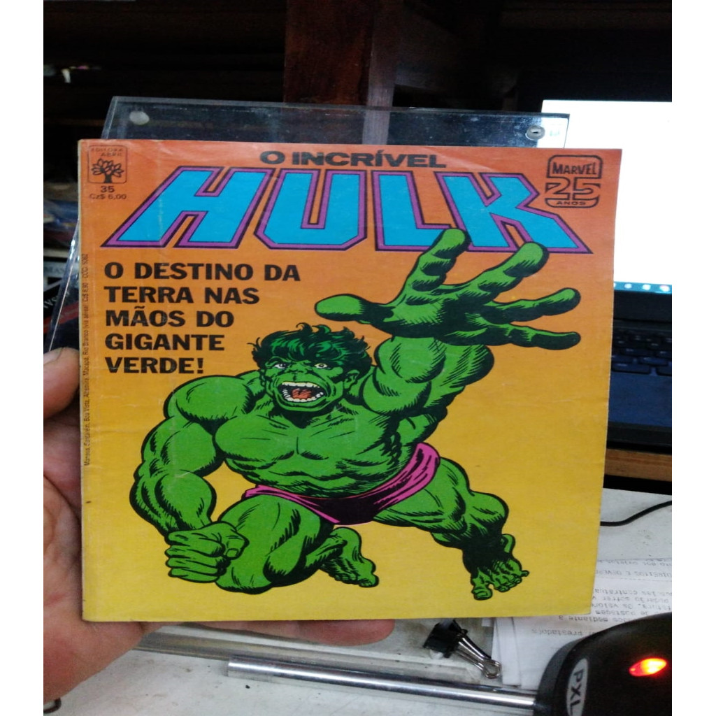 O Incrivel Hulk 35 o destino da terra nas mãos do gigante verde! autor Stan Lee