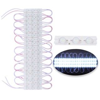 20 Pçs Módulo Injetado 7025 3-led 12v 1,5w 6500k Lente 160º Top em Oferta na Shopee