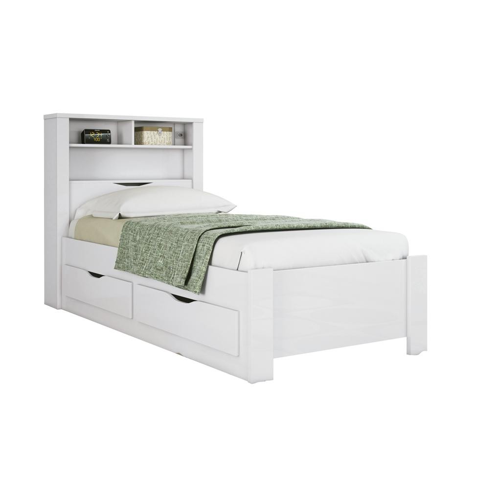 Cama de Solteiro Tradição II Branca - Home & Living