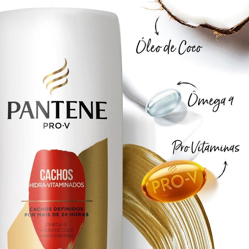 Detalhes do Condicionador Pantene Cachos Hidra-Vitaminados 400ml