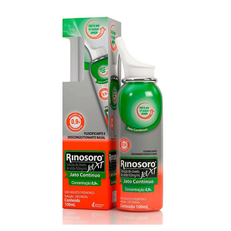 Rinosoro Jet XT 0,9% Spray Nasal 100ml em Oferta na Shopee