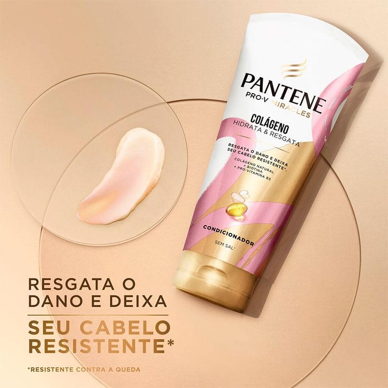 Condicionador Pantene Colágeno Hidrata e Resgata 150ml em Oferta na Shopee