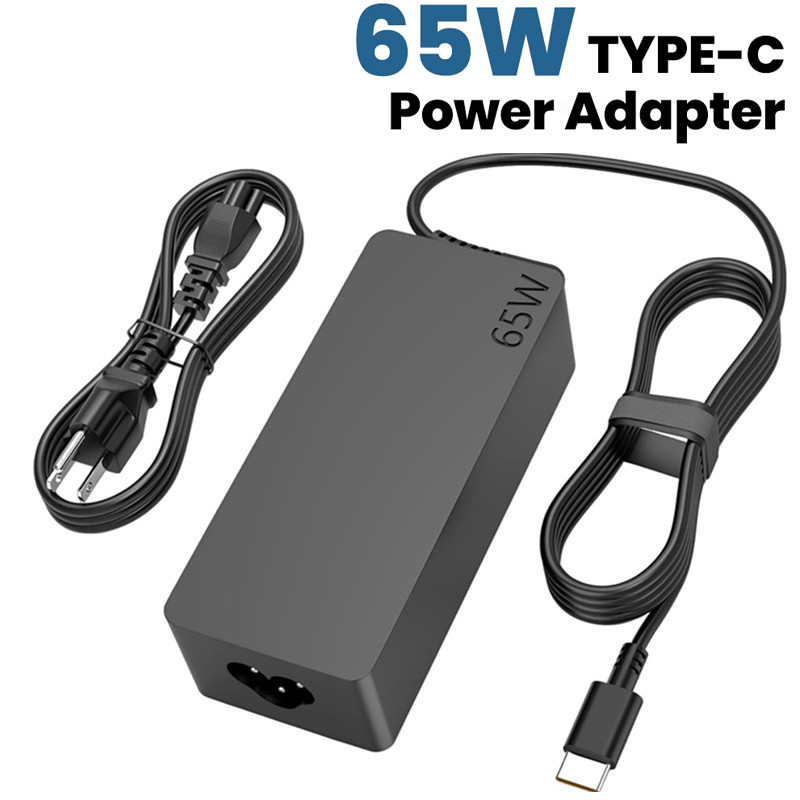 Adaptador Para Laptop 65W Fonte De Alimentação 12v + Cabo AC Adequado Lenovo Dell Asus USB-C Carregamento Tipo De Telefo