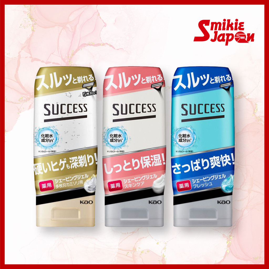 Kao Success Shaving Gel Fresh 180g / Skincare 180g / Multi-Blade Razors 180g Direct from Japan