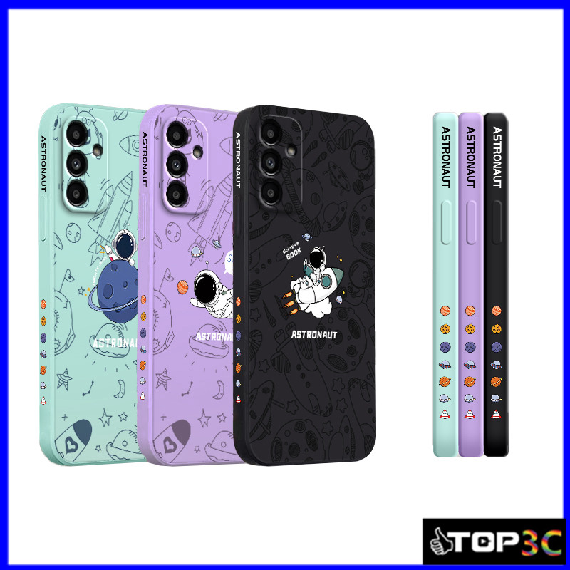 Capa Samsung A56 5G/A36/A26/A16/A15/A35/A25/A55 A05S/A54/A34/A14 5G NASA Espaço Comic Cartoon Caso De Telefone TKA