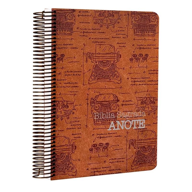 Bíblia Anote Espiral Máquina De Escrever | Nvi | Letra Normal em Oferta na Shopee