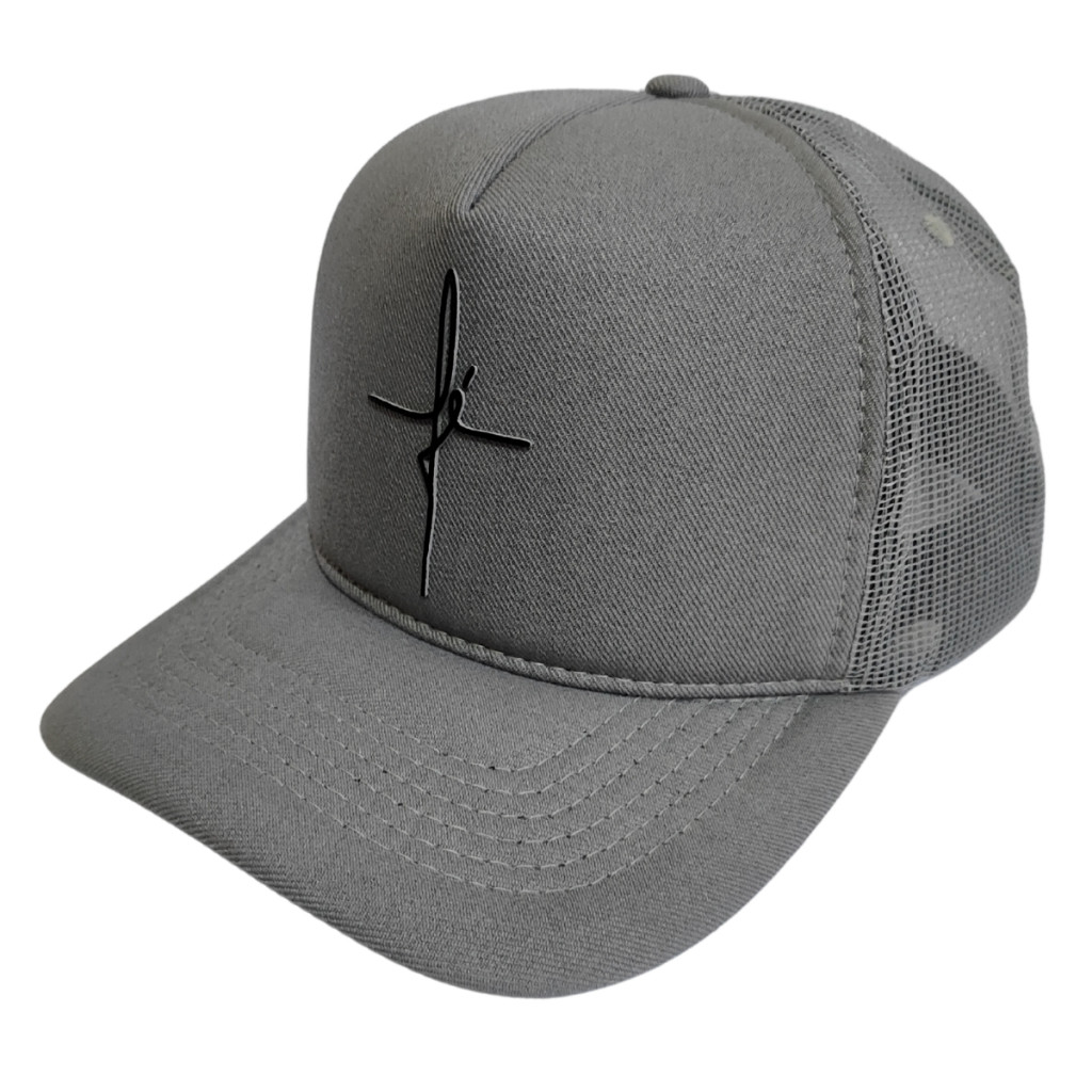 Boné Truck Fé PREMIUM Telinha Country Bone Trucker Liso Bone Masculino Feminino Telinha