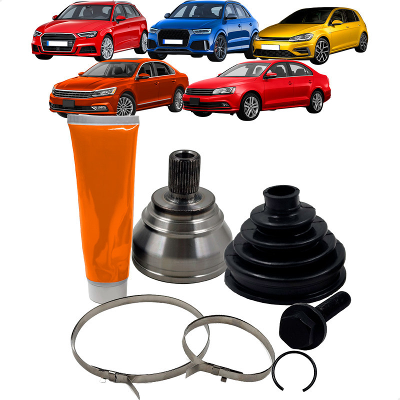 Junta Ponteira Homocinetica volkswagen Golf Passat Jetta Audi A3 Q3 2011 A 2020 Automático Motor TSI