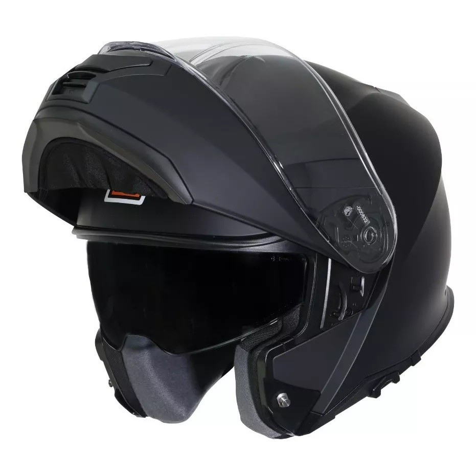 Capacete Origine Logic Solid Black Matt Robocop Tam 62/ XL