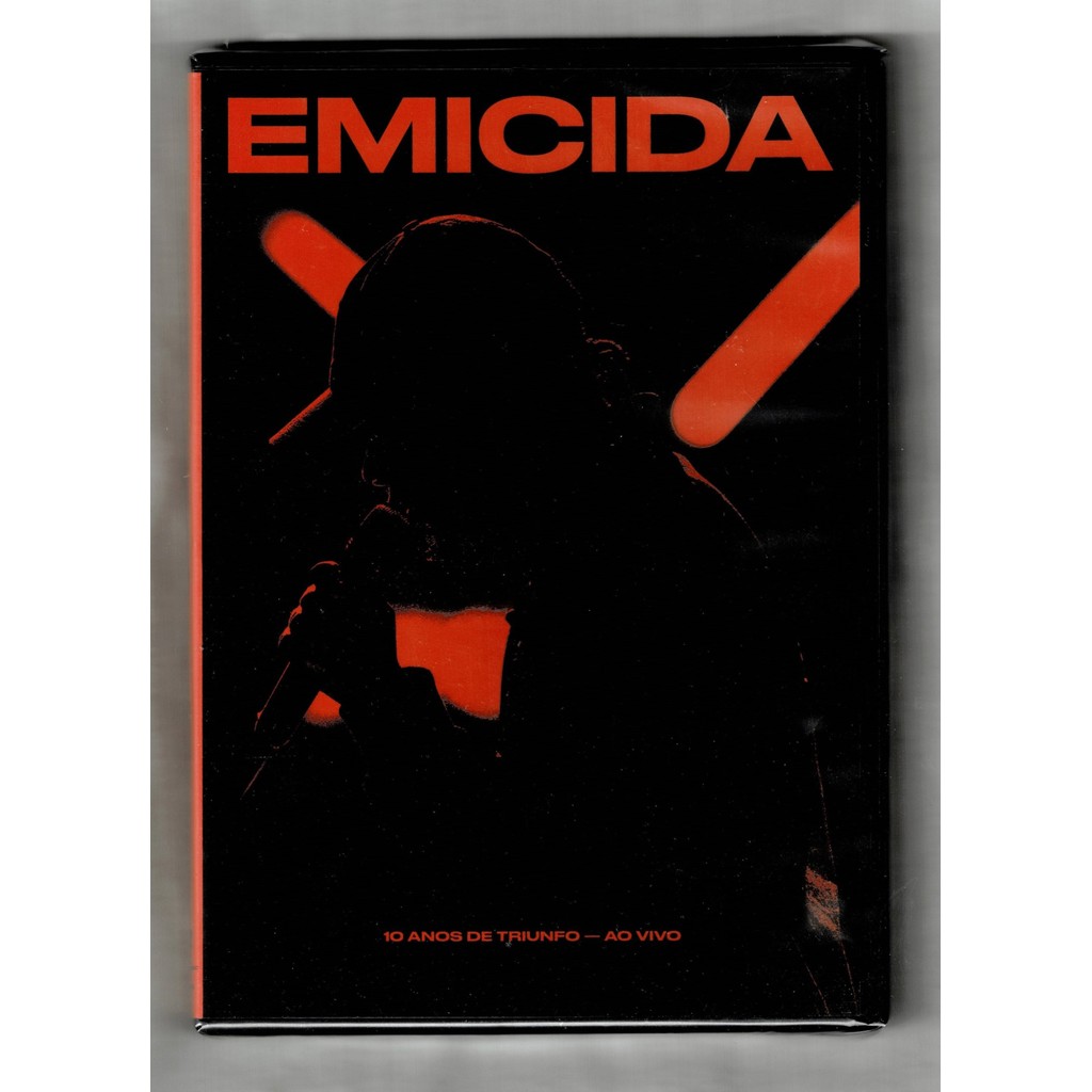 Emicida DVD 10 Anos De Triunfo Ao Vivo