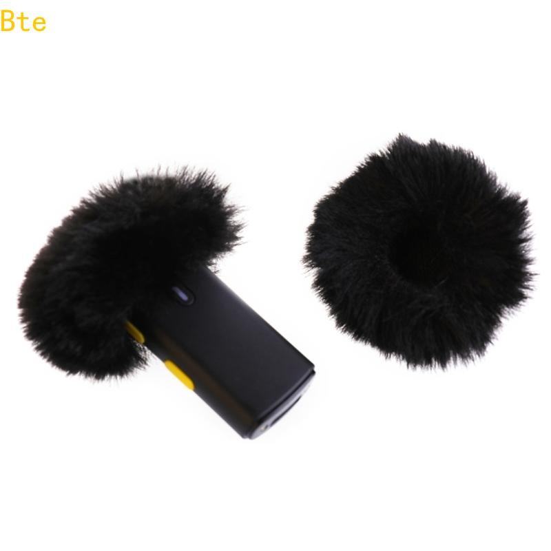 Bte Pin Lapela Pára-Brisa Microfones Capa Para Entrevista Microfone Ar Peludo