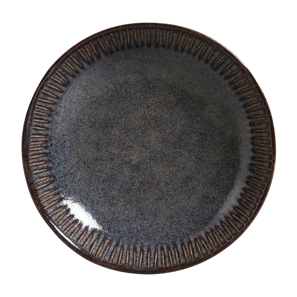 Conjunto com 6 Pratos Fundo Linhas Titanium Ø22,5cm 830ml