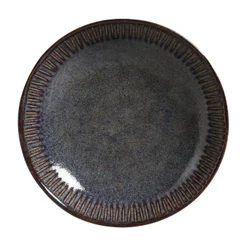 Conjunto com 6 Pratos Fundo Linhas Titanium Ø22,5cm 830ml