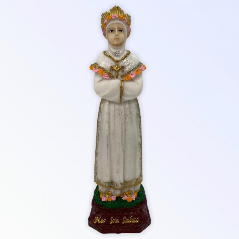 Escultura Nossa Senhora da Salete 16 cm em Resina