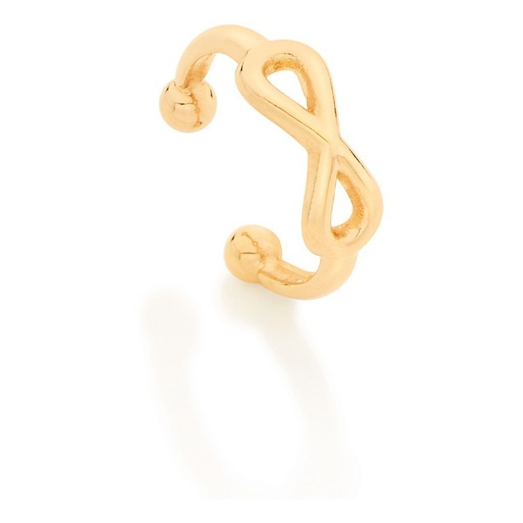 Brinco Piercing De Pressão Infinito Rommanel 526484 em Oferta na Shopee
