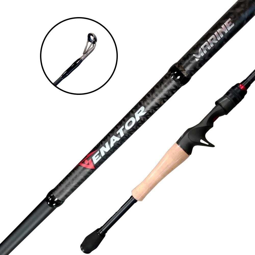 Vara de Pesca para Carretilha Venator 2 Partes - Marine