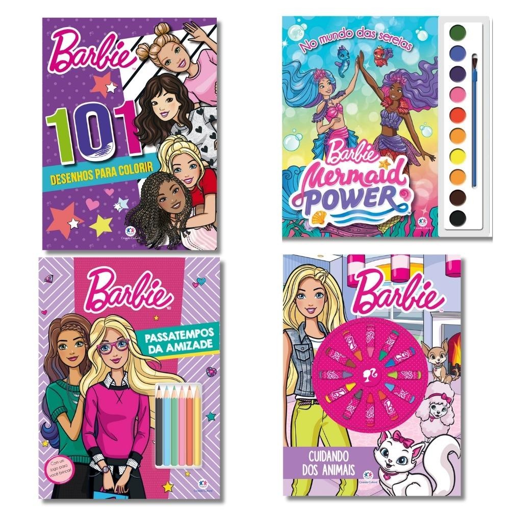 Kit livros - Colorindo com a Barbie